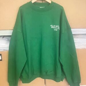 Adanola Forest Green Crewneck Sweater